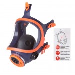 Μάσκα προστασίας αναπνοής ολοπρόσωπη διπλού φίλτρου Climax 732-N